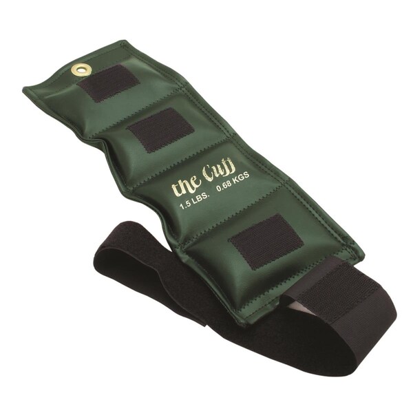 The Cuff 1.5 lbs Deluxe Ankle & Wrist Weight, Olive TH128888 - main